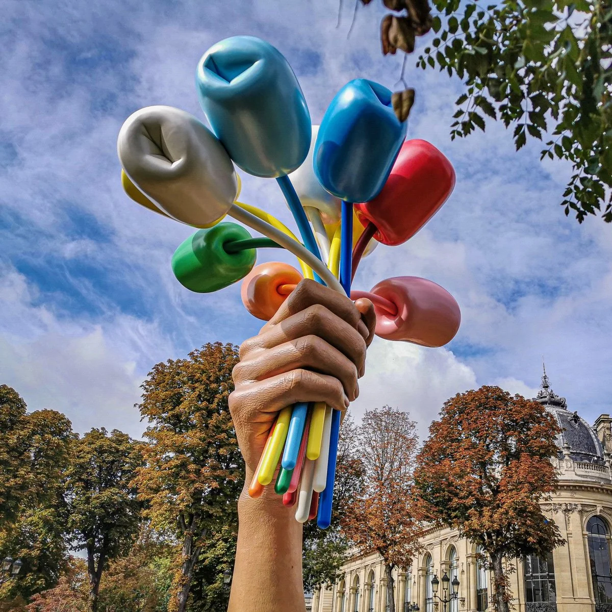Installation development from the Jeff Koons Studio portfolio